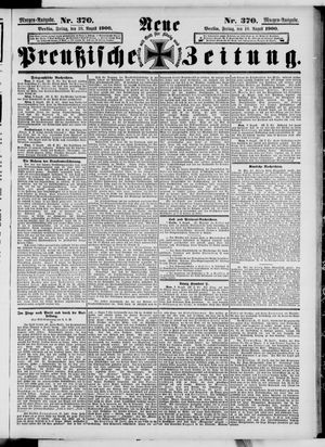 Neue preußische Zeitung vom 10.08.1900