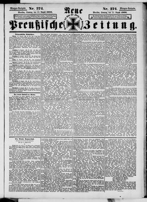Neue preußische Zeitung vom 12.08.1900