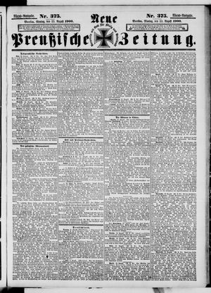Neue preußische Zeitung vom 13.08.1900