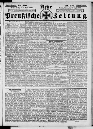 Neue preußische Zeitung vom 14.08.1900