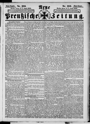 Neue preußische Zeitung vom 17.08.1900