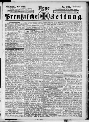 Neue preußische Zeitung vom 23.08.1900