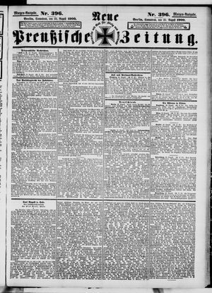 Neue preußische Zeitung vom 25.08.1900