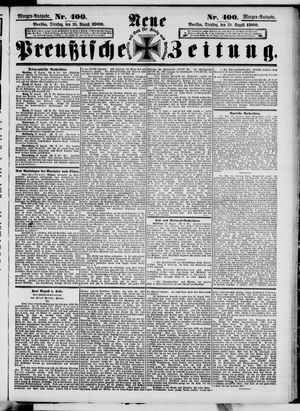 Neue preußische Zeitung vom 28.08.1900