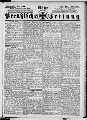 Neue preußische Zeitung vom 28.08.1900