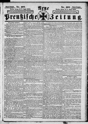 Neue preußische Zeitung vom 31.08.1900