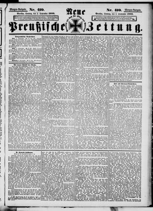 Neue preußische Zeitung on Sep 2, 1900