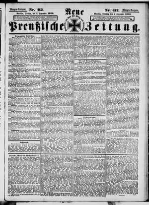 Neue preußische Zeitung vom 04.09.1900