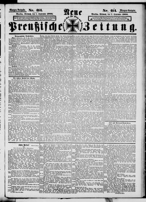 Neue preußische Zeitung vom 05.09.1900