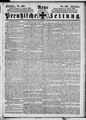 Neue preußische Zeitung vom 05.09.1900
