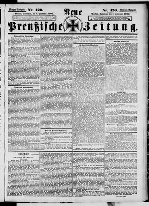 Neue preußische Zeitung vom 08.09.1900