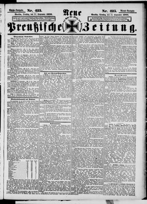 Neue preußische Zeitung vom 11.09.1900