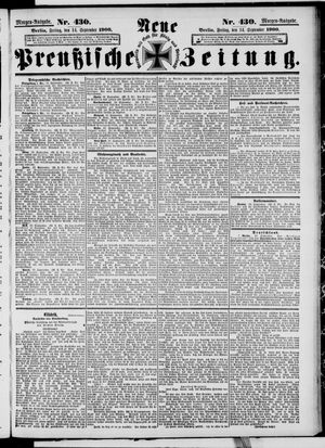 Neue preußische Zeitung vom 14.09.1900