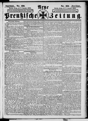 Neue preußische Zeitung vom 14.09.1900