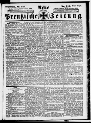 Neue preußische Zeitung vom 20.09.1900