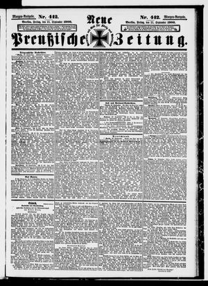 Neue preußische Zeitung on Sep 21, 1900