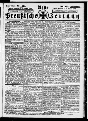 Neue preußische Zeitung vom 22.09.1900