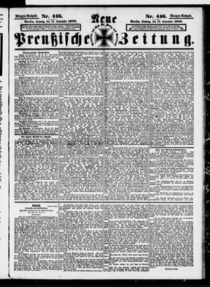 Neue preußische Zeitung vom 23.09.1900