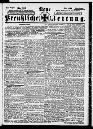 Neue preußische Zeitung vom 26.09.1900