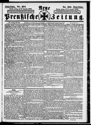 Neue preußische Zeitung vom 28.09.1900