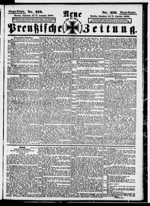 Neue preußische Zeitung vom 29.09.1900