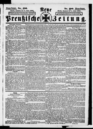 Neue preußische Zeitung vom 13.10.1900