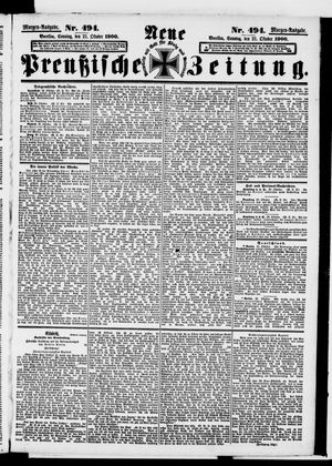 Neue preußische Zeitung on Oct 21, 1900