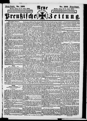 Neue preußische Zeitung vom 26.10.1900