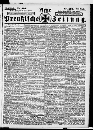 Neue preußische Zeitung vom 26.10.1900