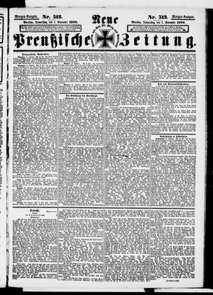 Neue preußische Zeitung vom 01.11.1900