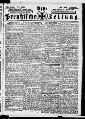 Neue preußische Zeitung vom 01.11.1900