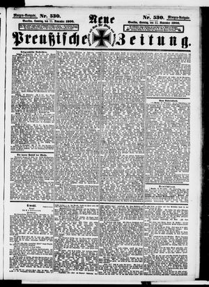 Neue preußische Zeitung vom 11.11.1900