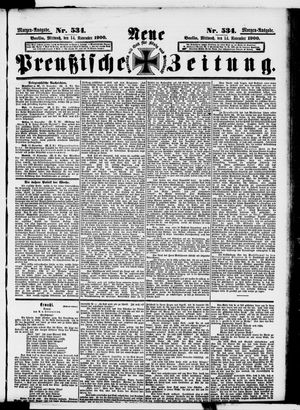 Neue preußische Zeitung vom 14.11.1900