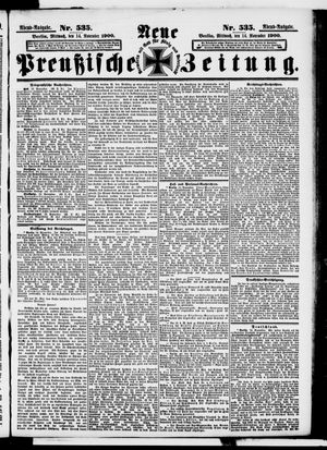 Neue preußische Zeitung vom 14.11.1900