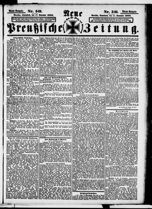 Neue preußische Zeitung vom 17.11.1900