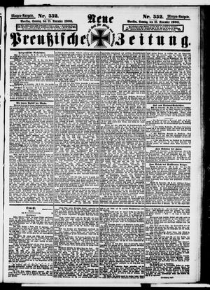 Neue preußische Zeitung vom 25.11.1900