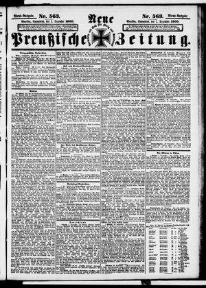 Neue preußische Zeitung vom 01.12.1900