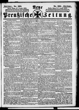 Neue preußische Zeitung vom 03.12.1900