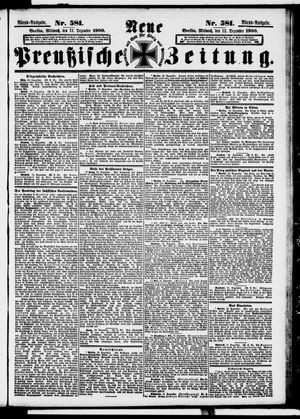 Neue preußische Zeitung vom 12.12.1900