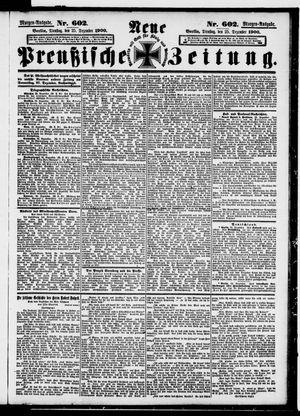 Neue preußische Zeitung vom 25.12.1900