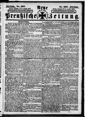 Neue preußische Zeitung vom 29.12.1900