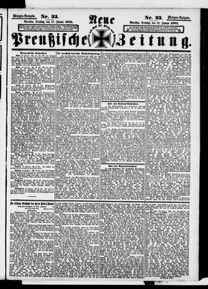 Neue preußische Zeitung vom 15.01.1901