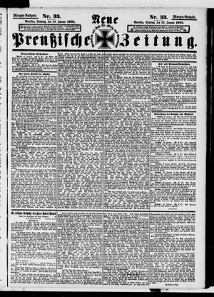 Neue preußische Zeitung vom 20.01.1901