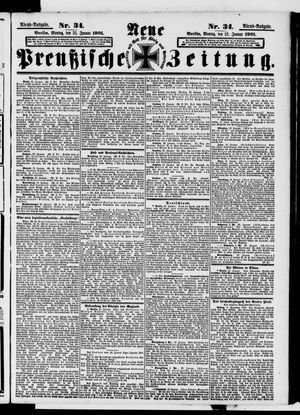 Neue preußische Zeitung vom 21.01.1901
