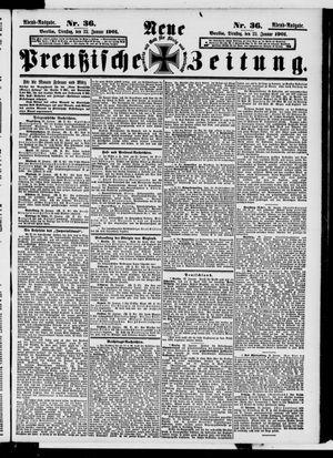 Neue preußische Zeitung vom 22.01.1901