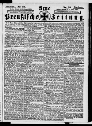Neue preußische Zeitung vom 23.01.1901