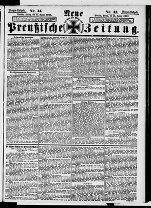 Neue preußische Zeitung vom 25.01.1901