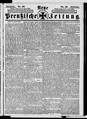 Neue preußische Zeitung vom 25.01.1901