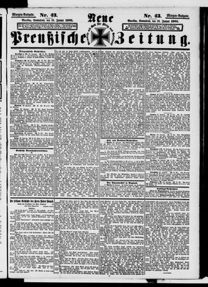 Neue preußische Zeitung vom 26.01.1901