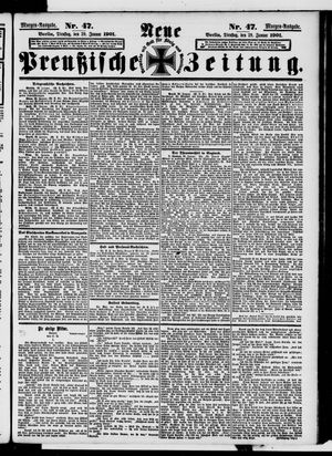 Neue preußische Zeitung vom 29.01.1901